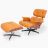 Eames Lounge Chair and ottoman Replica FA331-ANL in Premium Aniline Leather