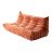 Togo sofa without arms in Fabric Upholstery FA233-3S-F
