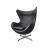 Leather Egg Chair Replica in Genuine Top Grain Leather FA034-ITL