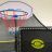 Folding Round Trampoline with Basketball Hoop