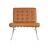 Barcelona Chair Replica in Full Aniline Grain Leather FA011-1S-ANL