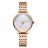 FEATURES OF SS357 ROSE GOLD AND WHITE LADIES WATCH