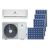 The Principle of Cooling and Heating of Solar Powered Air Conditioner