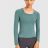 Round Neck Long Sleeve Naked Feel Nylon Moisture Wicking Workout Shirts