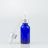 2oz 60ml Blue Boston Dropper Bottle With 20-410 Matte Aluminium Dropper Cap