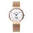 FEATURES OF SS388-02 ROSE GOLD WOMEN'S WATCH WITH MESH BAND