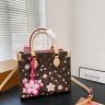 ルイヴィトン 村上隆 バッグ LOUIS VUITTON × TM チェリーブロッサム モノグラム オンザゴーPM M13269
