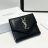 SAINT LAURENT PARIS サン ローラン パリ YSL イブサンローラン UPTOWN アップダウン 二つ折財布 レザー ブラック 黒