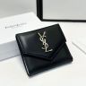 SAINT LAURENT PARIS サン ローラン パリ YSL イブサンローラン UPTOWN アップダウン 二つ折財布 レザー ブラック 黒