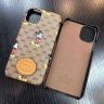 Gucci アイフォン15 ケース レザー 定番柄 高校生 ブランド iphone15 ケース ミッキー 可愛い ハード グッチ アイフォン14 Pro 携帯ケース 人気-Cutezaka