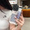 ディオール iphone15 カバー 手首バンド ホワイト Dior アイフォーン15 スマホケース 字母プリント シリコン おしゃれ-Cutezaka