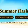 Free runescape gold for sale for U to gain from RSorder Hot Summer Flash Sale on Aug.7