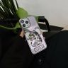 kaws iphone 14プロ maxカバー TPU チェーン付きアイフォン 15プロ 携帯ケース おすすめ