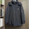 プラダ メンズ ジャケット PRADA Re-Nylon ダウンジャケット ブラック 軽量 防風 防寒