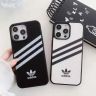 アディダス アイフォーン17/17pro携帯ケース レザー ブランド ロゴ スポーツ風 adidas iphone16promax/16カバー 耐衝撃 流行り 安い
