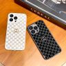 iPhone 16 /15/14 ProMaxブランド グッチ gucci スマホケースガラス ホワイト ブラック 流行り ファッション シンプル 専門 店 耐衝撃