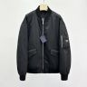 プラダ PRADA Re-Nylon トライアングルロゴ ブルゾン ボンバー ジャケット ブラック メンズ 秋冬 通勤