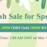 Take Free RS 07 Gold with the Coming of Spring on RSorder Mar.9