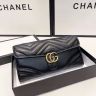 グッチ GUCCI 長財布 GGマーモント/GG MARMONT ブラック レディース