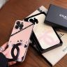 可愛い シャネル  iphone 15 携帯ケース シリコン ピンク 少女 chanel風 iphone 14 プロ ケース ファッション シンプル風-Cutezaka