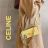 チェーン iphone14 保護ケース セリーヌ 超スタイリッシュ Celine iPhone 14 Pro カバー 流行り カード収納