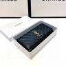 サンローラン 【YVES SAINT LAURENT】 モノグラムサンローラン フラップウォレット ラージ ブラック グレイン キルティングレザー 二つ折り長財布 サイフ