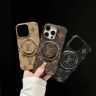 ルイビトン iphone17/17promaxケース レザー モノグラム LV iphone16pro/16ケース 強力マグネット スタンド 落下防止