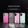 ルイ・ヴィトン ダイヤモンドロゴ キラキラカラー iPhone 17/16/15 ケース