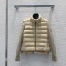 モンクレール MONCLER レディース カーディガン ダウン アーム部分ロゴワッペン 偽物 人気