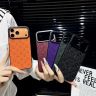 iphone17 ケース キラキラ ルイビトン iphone17air/17promaxスマホケース レザー 型押しグリッター