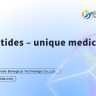 Peptides – unique medicines