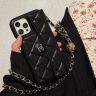 チェーン付きiphone14 chanelカバー chanel アイフォーン14Proスマホケース売れ筋 カード収納  綺麗 肩掛け