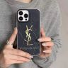 YSL iphone17/17pro ケース 大理石柄 iphone16 ケース かっこいい YSLロゴ イヴサンローラン iphone16promaxケース 衝撃吸収 軽量 通販