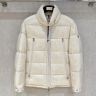MONCLER モンクレール ダウンジャケット レディース ホワイト 白 偽物 ロゴ