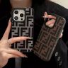 フェンディ 携帯ケース iphone17/17promaxカバー レザー FFロゴ