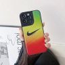 最高級 ナイキ nike アイホン11promax ケース 牛革 ミラー 付き iphone14pro カバー シルバー