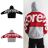 シュプリーム パーカー SUP FW23 WEEK13 大きいロゴ 男女兼用 ブランド スウェットシャツ Supreme プルオーバー 高品質