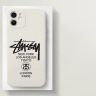 Stussy iphone15ケース 高级 ソフトゴーム ベロア内蔵 ステューシー アイフォーン15カバー 個性 落書き-Cutezaka